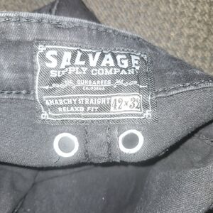 Salvage Men’s Relaxed Jeans in Black